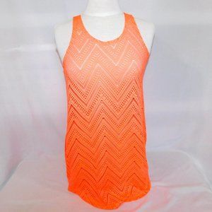 OP Womens S Lace Orange Bathing Suit Coverup